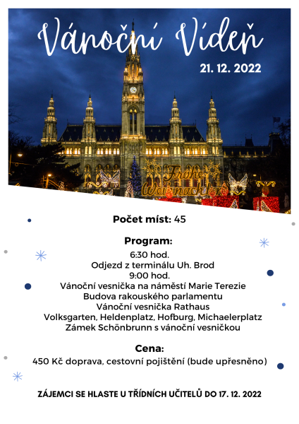 Vánoční Vídeň – 21. 12. 2022